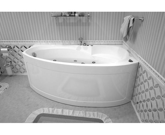 Акриловая ванна Aquanet Jersey 170x100 R с каркасом_, изображение 6
