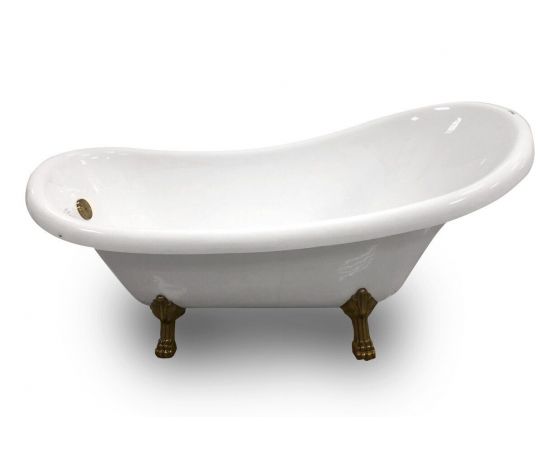 Акриловая ванна Gemy G9030 D фурнитура бронза_, изображение 2