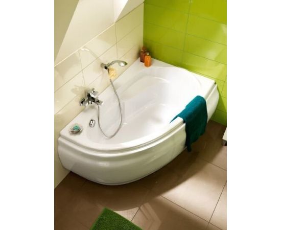 Акриловая ванна Cersanit Joanna 140 R ультра белый с ножками 501000_, изображение 3