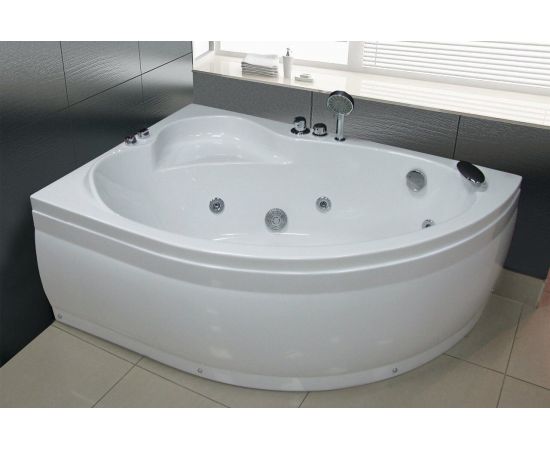 Акриловая ванна Royal Bath Alpine 140x95 L с каркасом RB819103K_, изображение 3