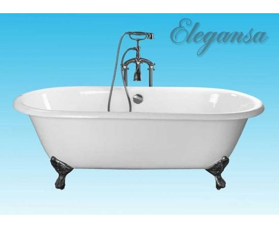 Чугунная ванна Elegansa Gretta IRON FEET сhrome_, изображение 2