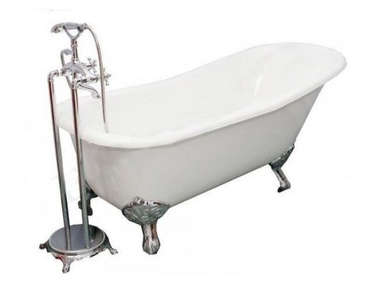 Чугунная ванна Elegansa Schale IRON FEET chrome_, изображение 2
