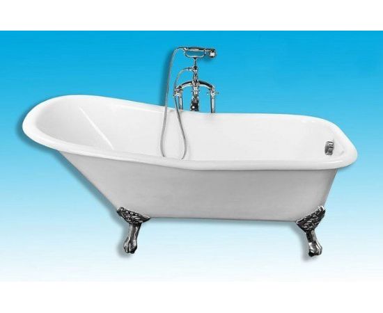Чугунная ванна Elegansa Schale IRON FEET chrome_, изображение 3