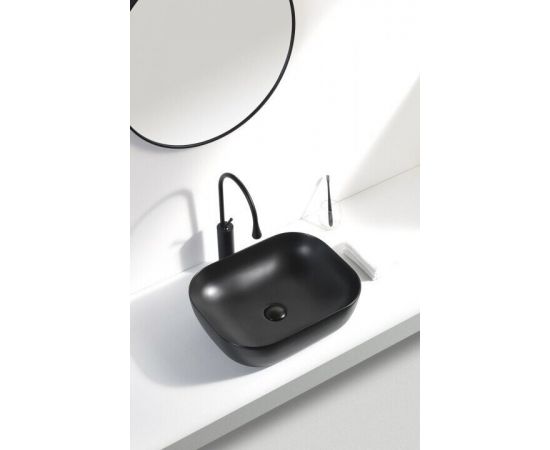 Раковина Aquanet Lake-1-MB 39,5 черный_, изображение 2