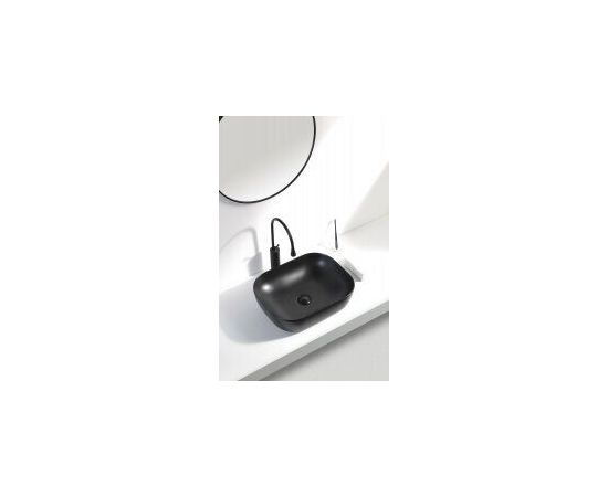 Раковина Aquanet Lake-1-MB 39,5 черный_