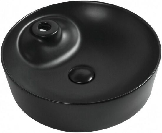 Раковина Aquanet Moon-2-MB 43 черный матовый_, изображение 2
