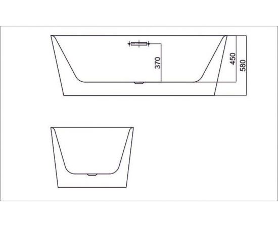 Акриловая ванна Black&White Swan SB103_, изображение 6