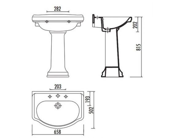 Раковина Creavit KLASIK KL065.000I0_, изображение 3