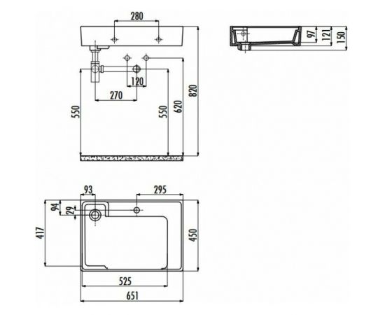 Раковина Creavit AR065-00CB00E-0000_, изображение 2