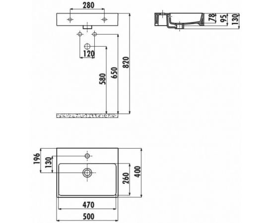 Раковина Creavit NX242-H.00000_, изображение 4