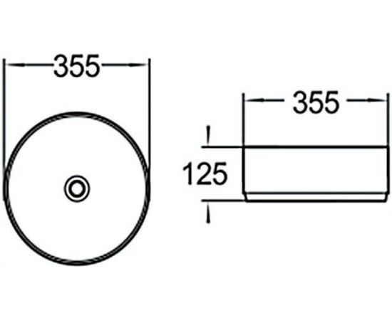 Раковина керамическая SantiLine SL-1037_, изображение 2