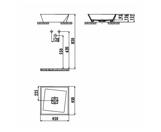 Раковина Creavit GM045 GM045-00CB00E-0000_, изображение 2