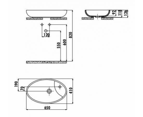 Раковина Creavit MN065-00CB00E-0000_, изображение 2