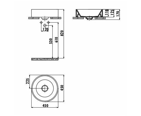 Раковина Creavit MN146  MN146-00CB00E-0000_, изображение 2