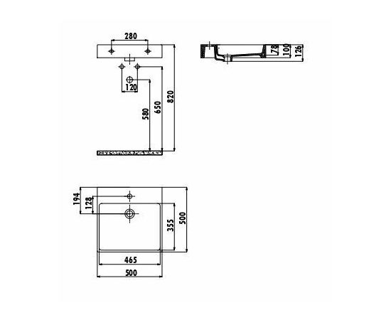 Раковина Creavit NX255-00CB00E-0000_, изображение 2