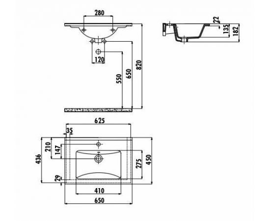 Раковина Creavit SU065-00CB00E-0000_, изображение 2