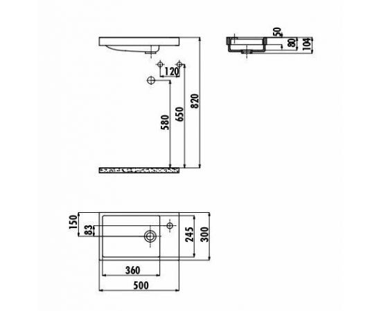 Раковина Creavit TP026-00CB00E-0000_, изображение 2