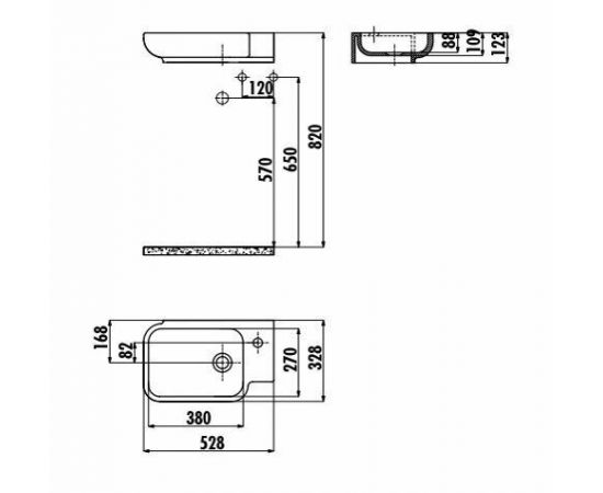 Раковина Creavit TP027-00CB00E-0000_, изображение 2