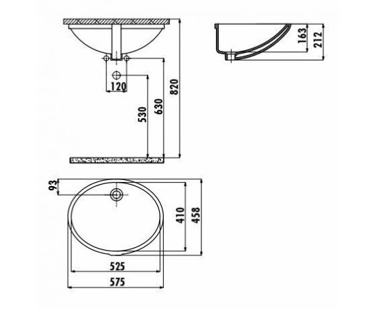 Раковина Creavit TP205-00CB00E-0000_, изображение 2