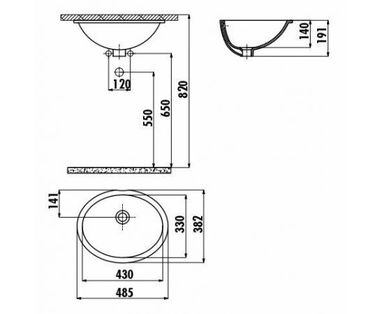 Раковина Creavit TP211-00CB00E-0000_, изображение 2