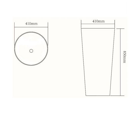 Раковина керамическая SantiLine SL-4012MB_, изображение 2