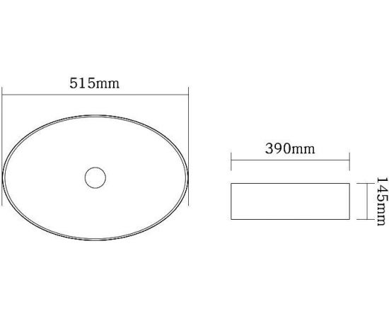 Раковина керамическая SantiLine SL-1104MB_, изображение 2