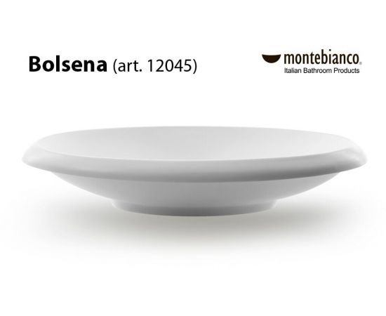 Раковина MonteBianco Bolsena овальная, цвет белый матовый_, изображение 2