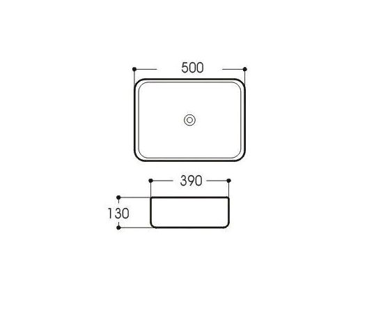 Раковина Aquatek Вега AQ5515-00 накладная_, изображение 2