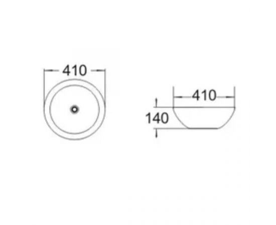 Раковина Comforty J2056S серебро_, изображение 10