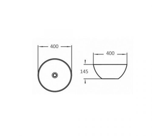 Раковина Comforty J2084 золото_, изображение 9