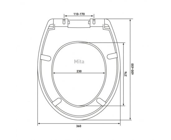 Комплект BERGES: инсталляция NOVUM, кнопка L3 хром глянец, унитаз TOP Rimless, сидение дюропласт Mita SO_, изображение 11