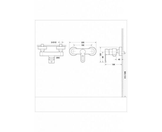 Смеситель для душа Bravat Stream-D F937163C-01_, изображение 3