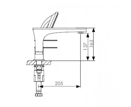 Смеситель для ванны  KAISER Star 02222_, изображение 2