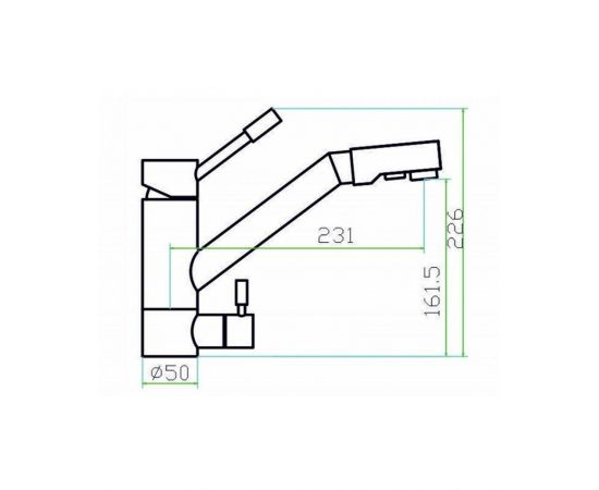 Смеситель для кухонной мойки ZORG Inox SZR-1709_, изображение 2