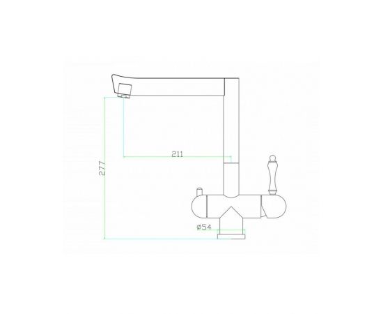 Смеситель для кухонной мойки ZORG Inox SZR-1017-7B_, изображение 2