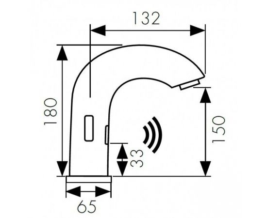 Смеситель для раковины KAISER Sensor 38421_, изображение 2