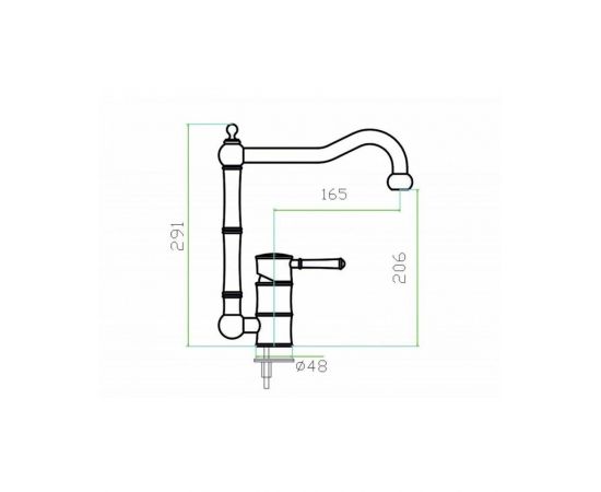 Смеситель для кухонной мойки ZORG Inox SZR-0031_, изображение 2