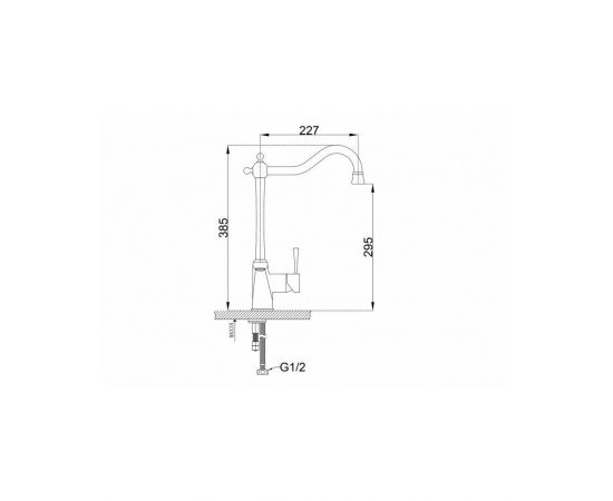 Смеситель для кухонной мойки ZORG Sanitary ZR 353 YF-SATIN_, изображение 2