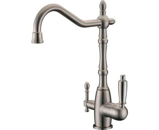 Смеситель для кухонной мойки ZORG Sanitary ZR 312 YF-33-NICKEL_