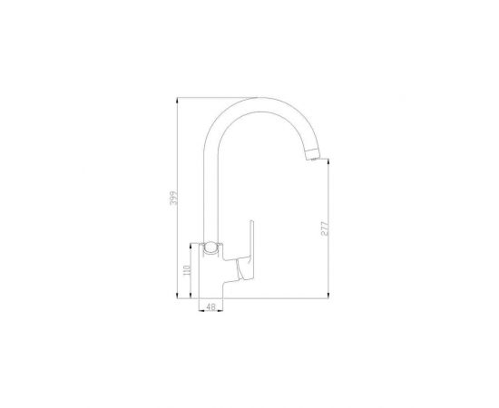 Смеситель для кухни ZORG Steel HammerSH 901 CR_, изображение 2