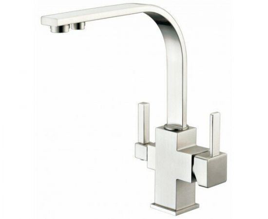 Смеситель для кухонной мойки ZORG Sanitary ZR 332 YF NICKEL_