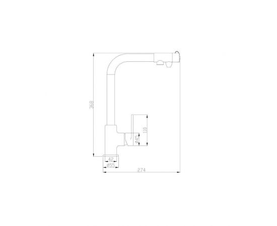 Смеситель для кухни ZORG Steel HammerSH 572 CR_, изображение 2