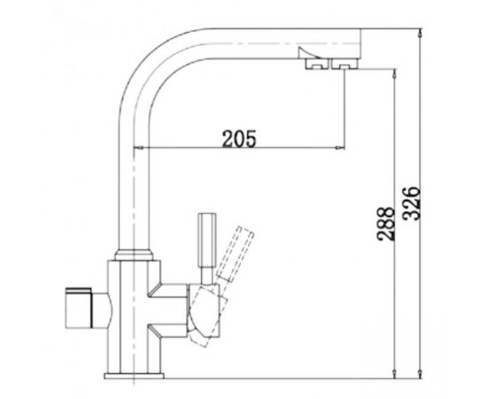 Смеситель для кухонной мойки  KAISER Decor 40144_, изображение 2