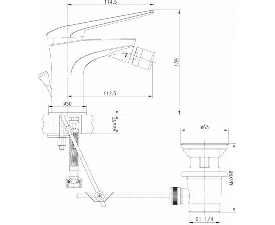 Смеситель для биде Lemark Allegro LM5908CW_, изображение 5