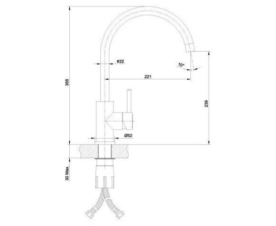 Смеситель для кухонной мойки Lemark Expert LM5078S_, изображение 2