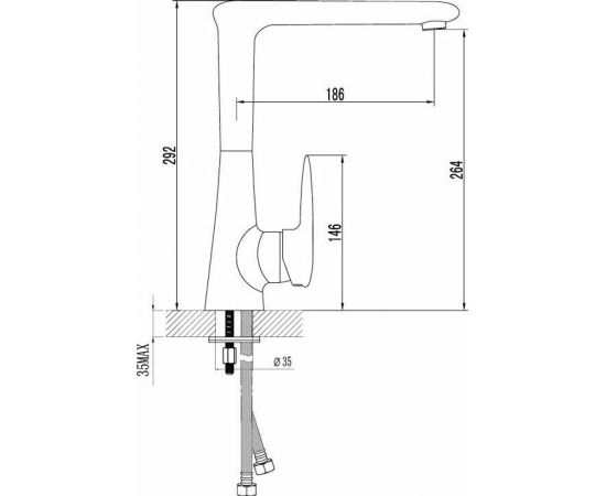 Смеситель для кухонной мойки Lemark Status LM4405C_, изображение 4