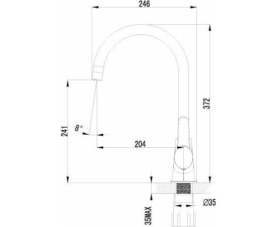 Смеситель для кухонной мойки Lemark Atlantiss LM3255C_, изображение 2