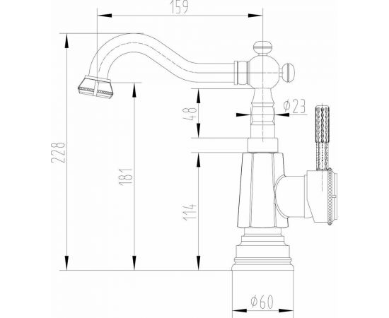 Смеситель для кухонной мойки Lemark Jasmine LM6604B_, изображение 2