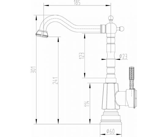 Смеситель для кухонной мойки Lemark Jasmine LM6605B_, изображение 2