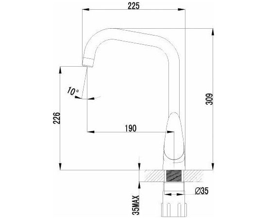 Смеситель для кухонной мойки Lemark Pramen LM3355C_, изображение 2